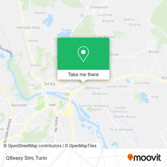 Q8easy Sim map