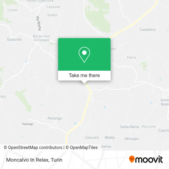 Moncalvo In Relax map