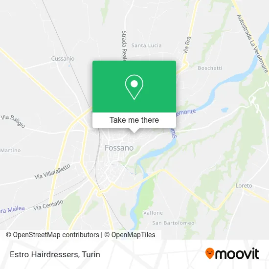 Estro Hairdressers map