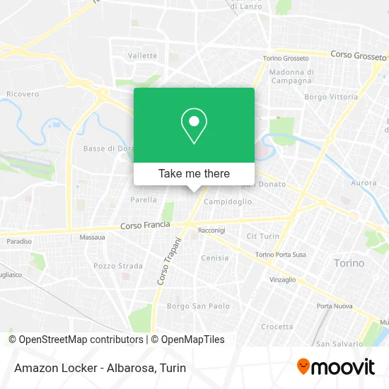 Amazon Locker - Albarosa map