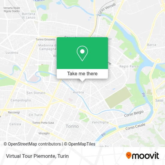 Virtual Tour Piemonte map