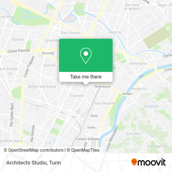Architects Studio map