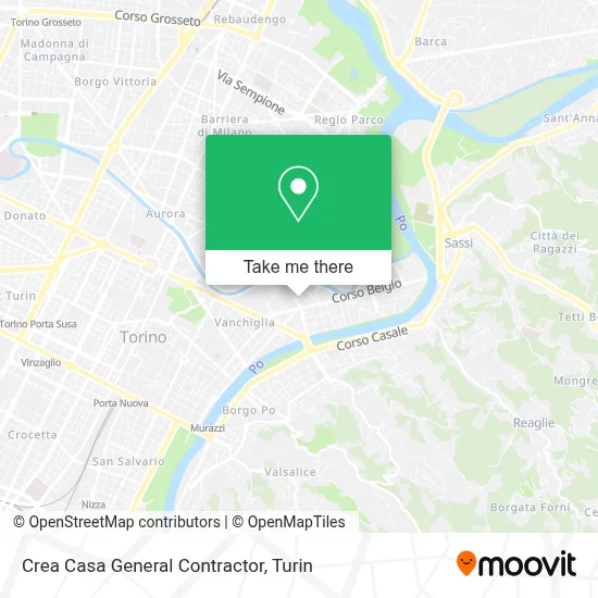 Crea Casa General Contractor map