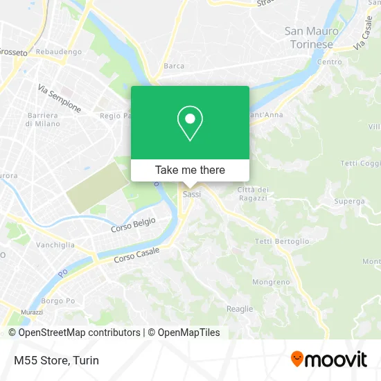M55 Store map