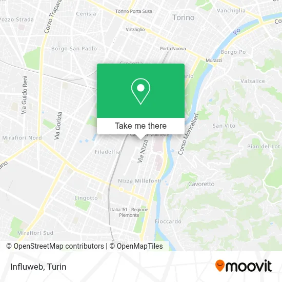 Influweb map