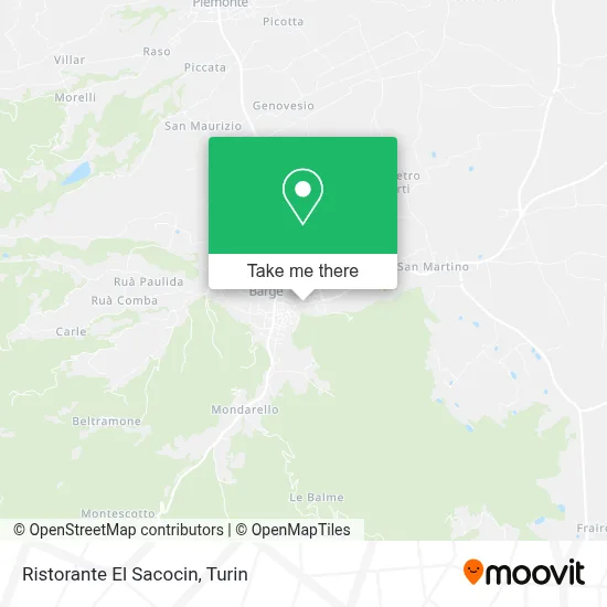 Ristorante El Sacocin map
