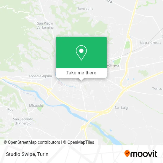 Studio Swipe map