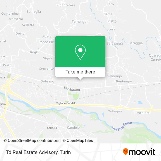 Td Real Estate Advisory map
