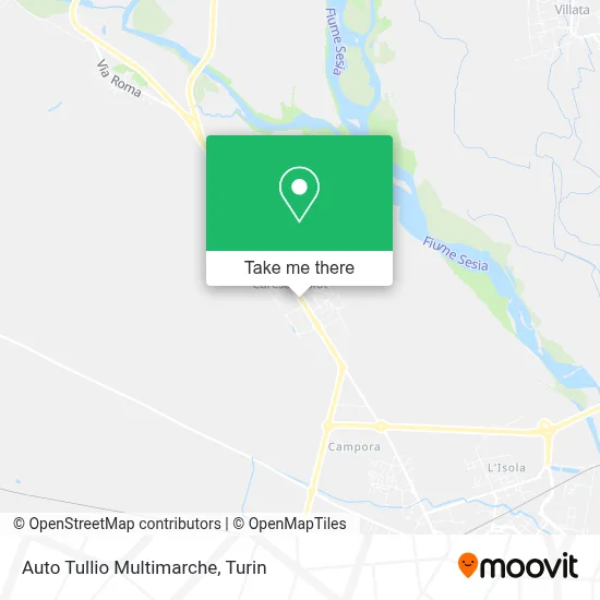 Auto Tullio Multimarche map