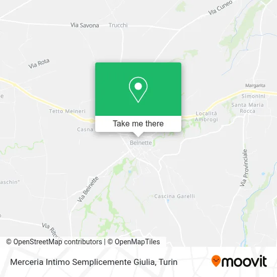 Merceria Intimo Semplicemente Giulia map