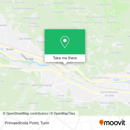 Primaedicola Point map