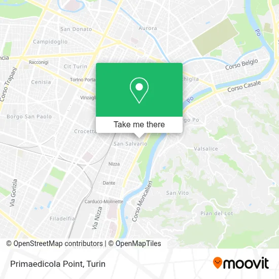 Primaedicola Point map