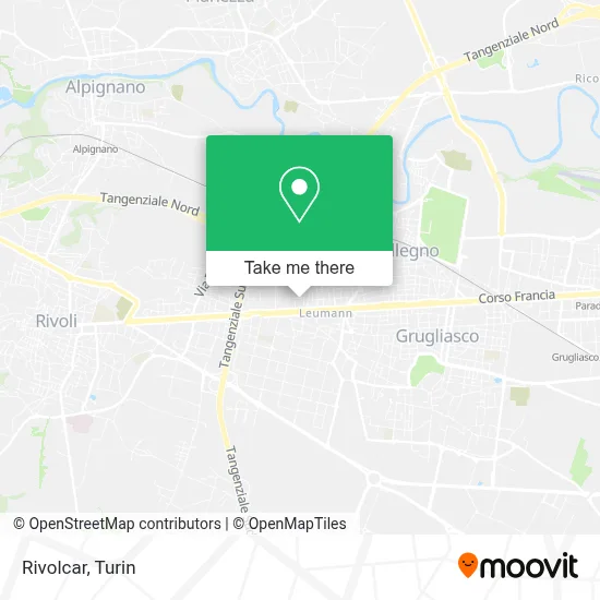 Rivolcar map
