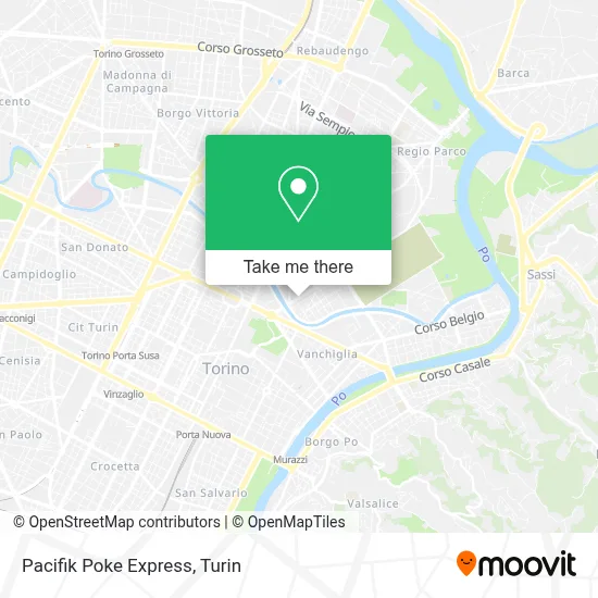 Pacifik Poke Express map