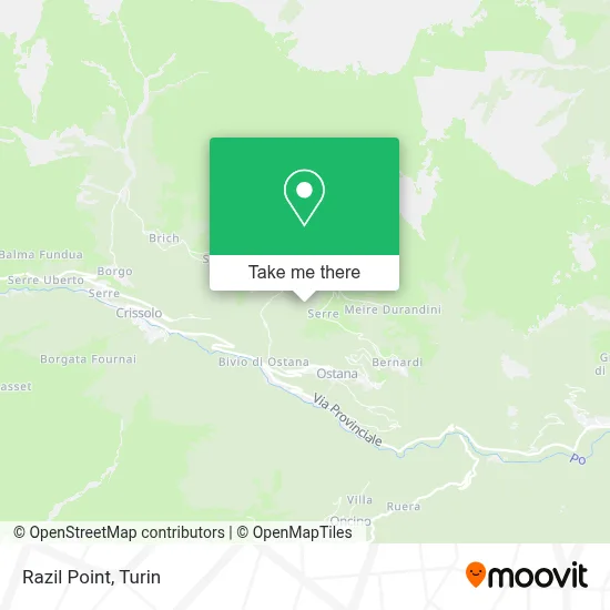 Razil Point map