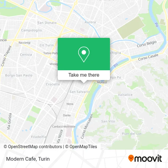Modern Cafe map