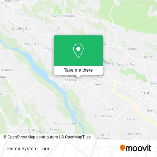 Tesma System map