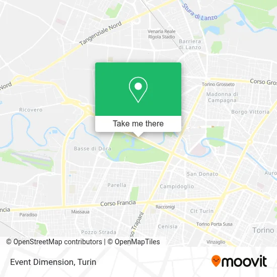 Event Dimension map