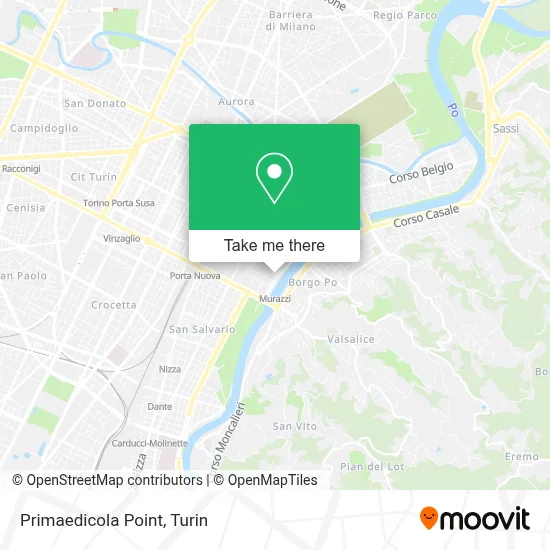Primaedicola Point map