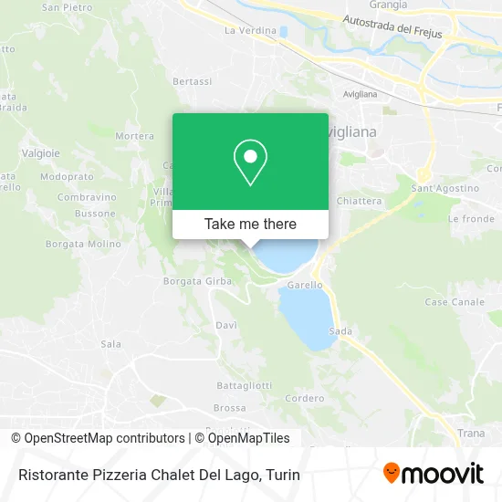 Ristorante Pizzeria Chalet Del Lago map
