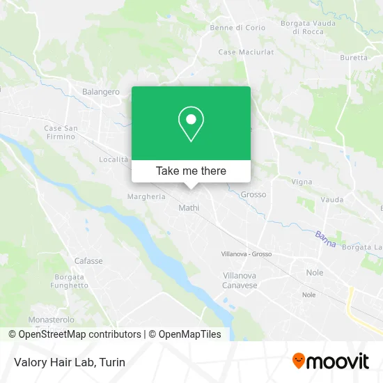 Valory Hair Lab map