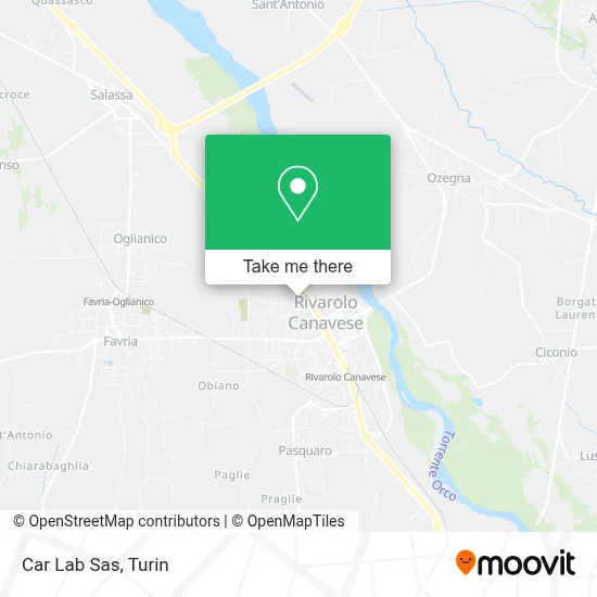 Car Lab Sas map