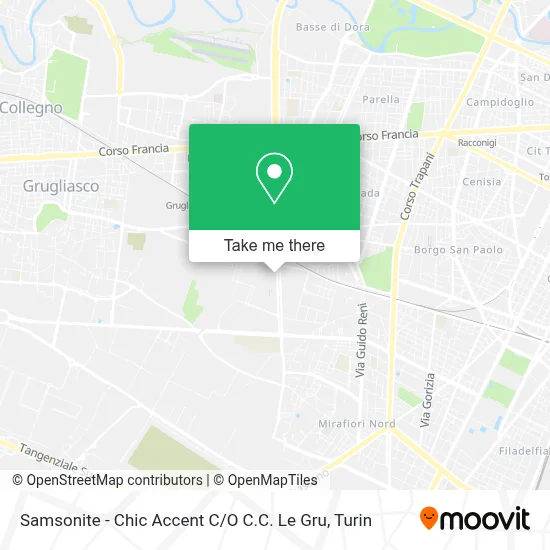 Samsonite - Chic Accent C / O C.C. Le Gru map