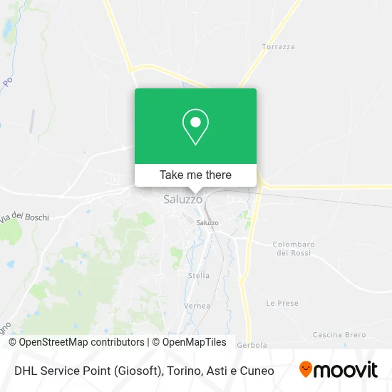 DHL Service Point (Giosoft) map