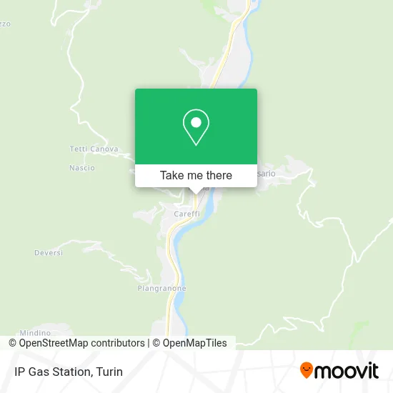 IP Gas Station map