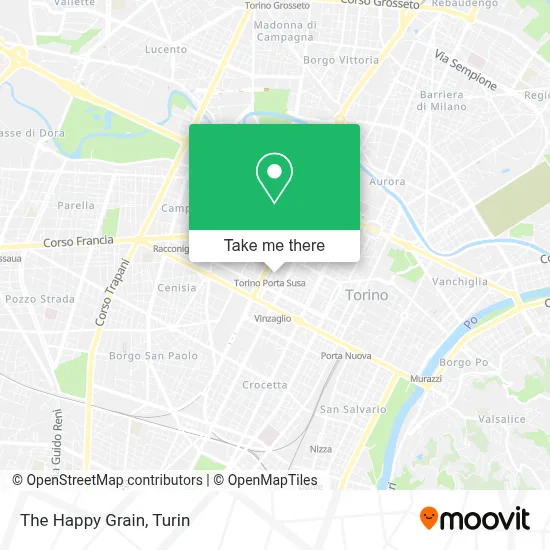 The Happy Grain map