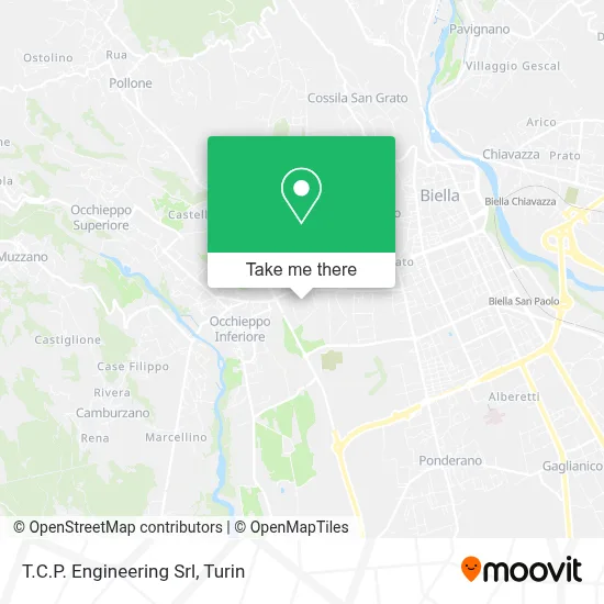 T.C.P. Engineering Srl map