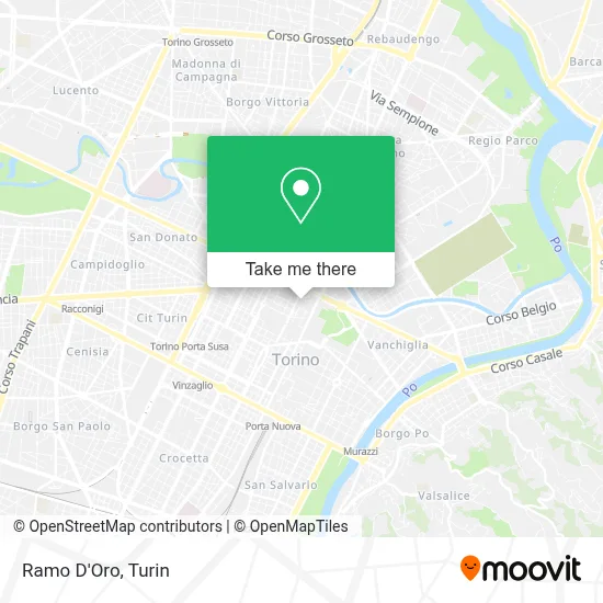 Ramo D'Oro map