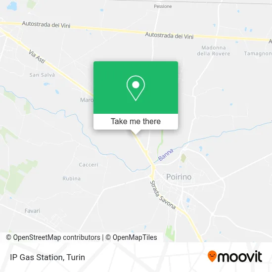IP Gas Station map