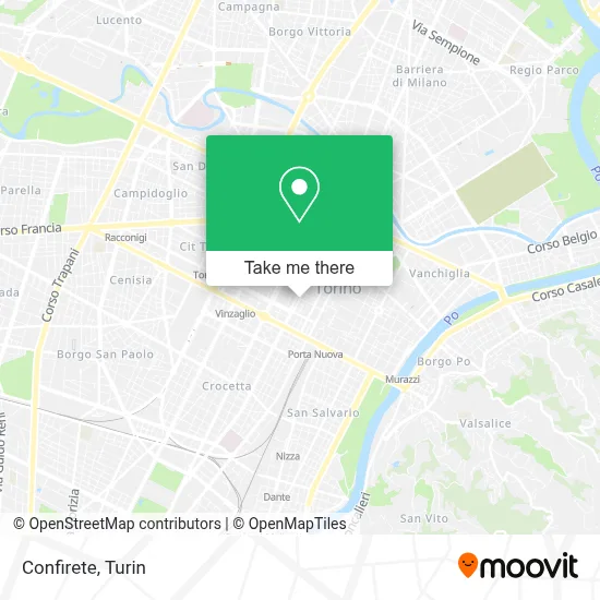 Confirete map