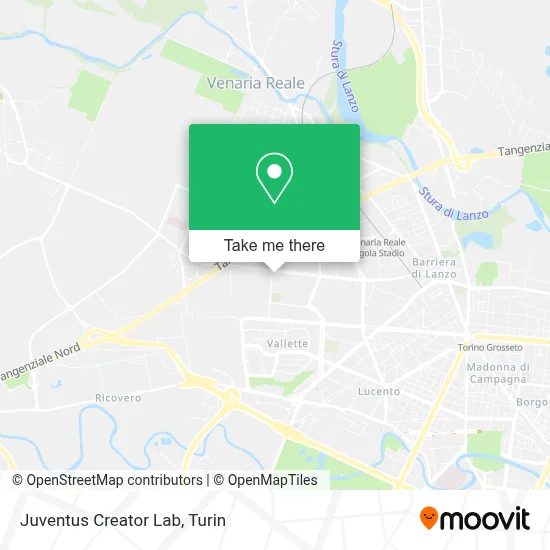 Juventus Creator Lab map