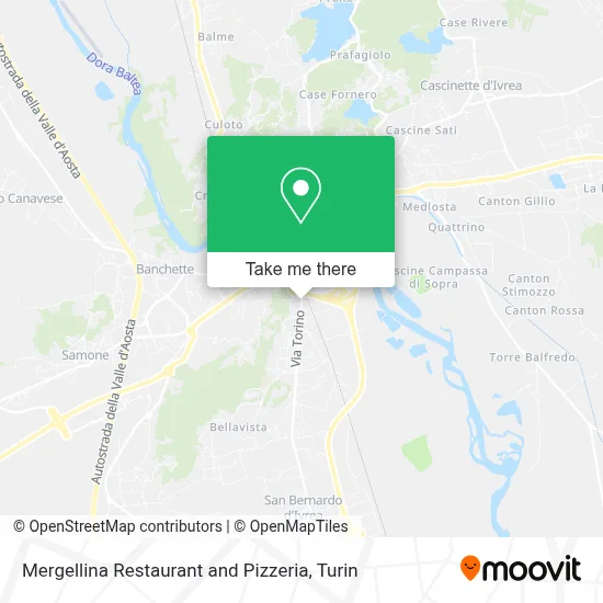 Mergellina Restaurant and Pizzeria map