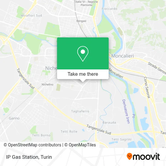 IP Gas Station map