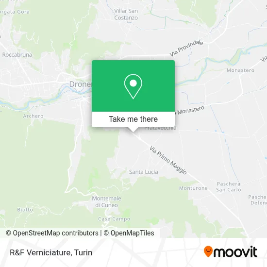 R&F Verniciature map