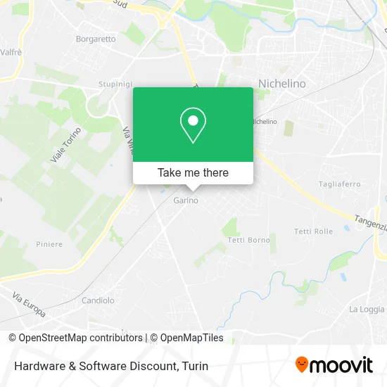 Hardware & Software Discount map