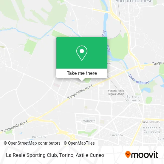 La Reale Sporting Club map