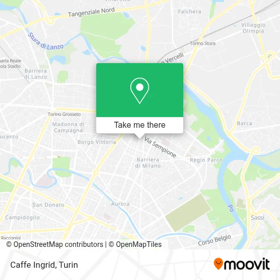 Caffe Ingrid map