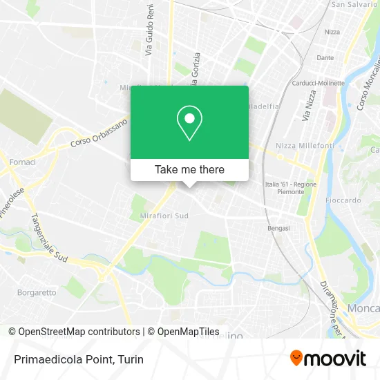 Primaedicola Point map