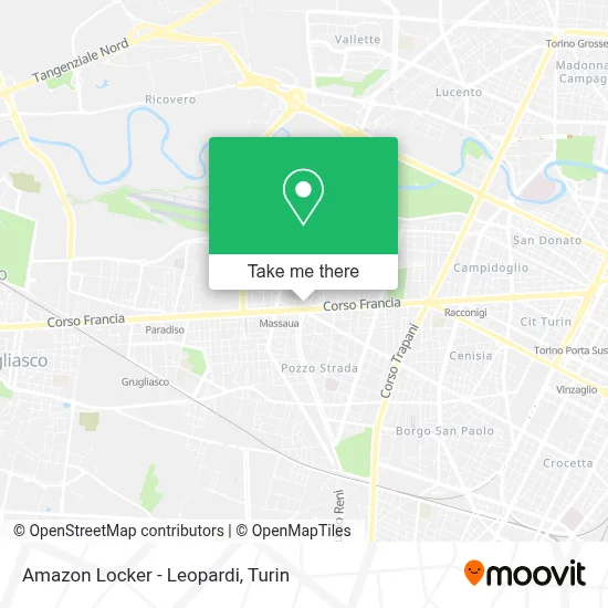 Amazon Locker - Leopardi map