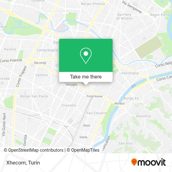 Xhecom map
