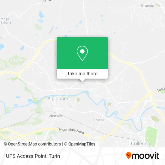 UPS Access Point map