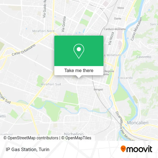 IP Gas Station map