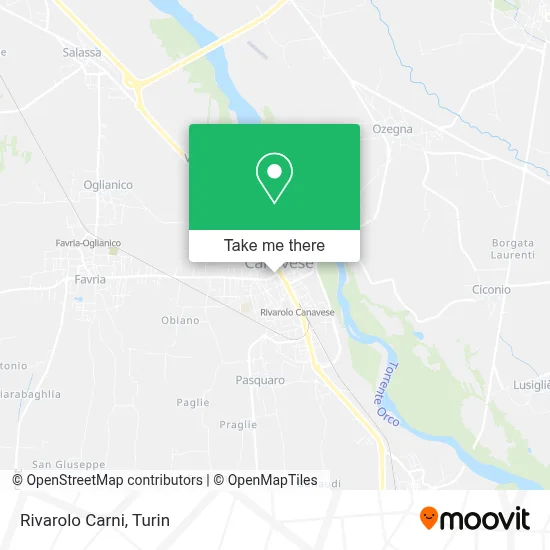 Rivarolo Carni map