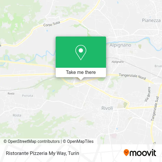 Ristorante Pizzeria My Way map