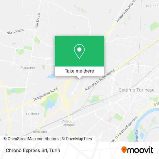 Chrono Express Srl map