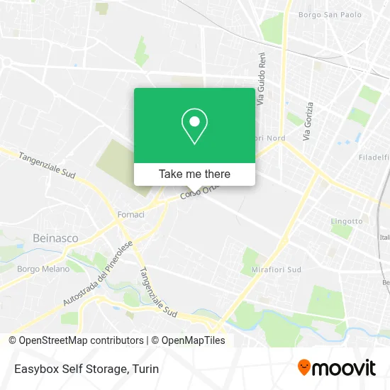 Easybox Self Storage map